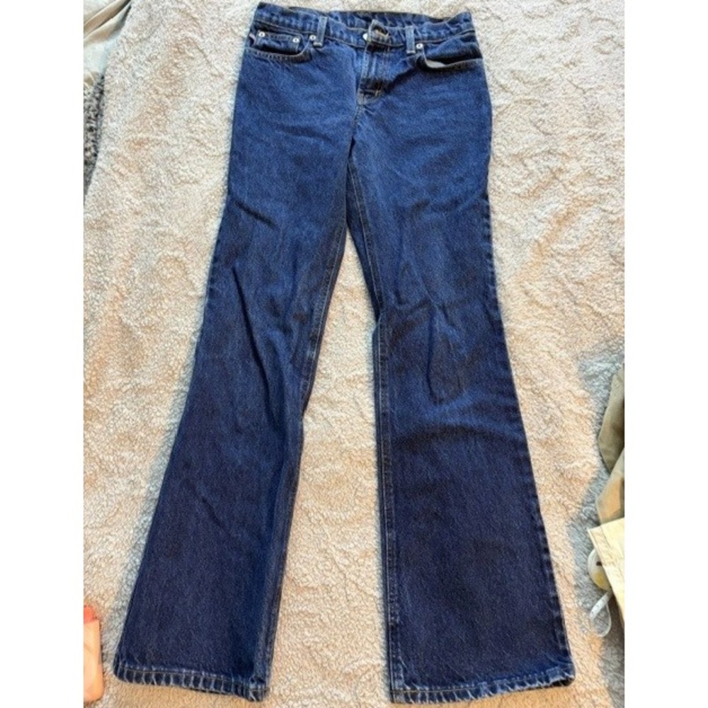 Women's Vintage Y2K Ralph Lauren Dark Flare Jeans Size 3